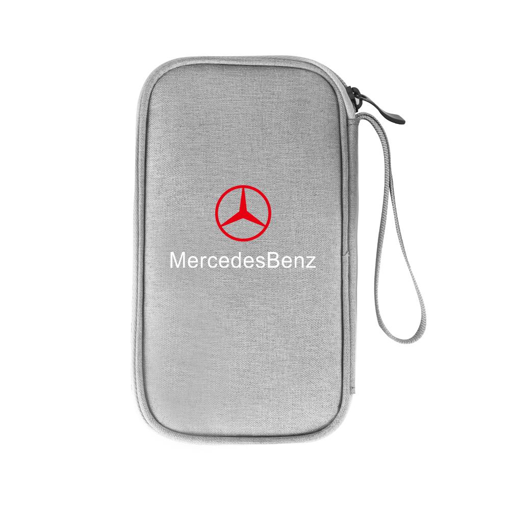 GLC GLB 1pc Car Digital Supplies Storage Bag USB Cable Storage Box For Mercedes Benz AMG W204 W213 W205 W211 W176 W218 W212 W17