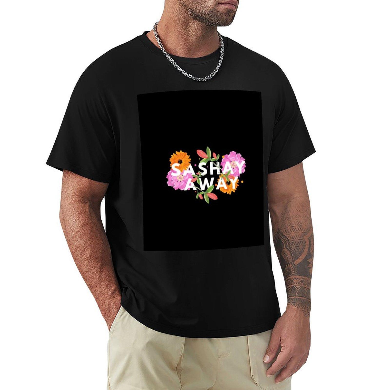 

Sashay Away floral white TShirt anime stuff gifts for boyfriend funny shirt cotton topping mens t shirts 4XL