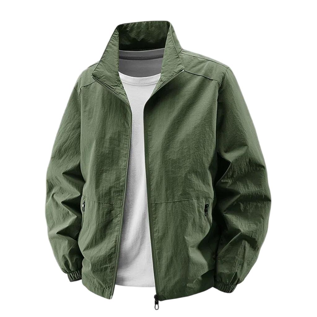 Zipper Jacket, Casual Long Sleeved Zipper Hooded Jacket