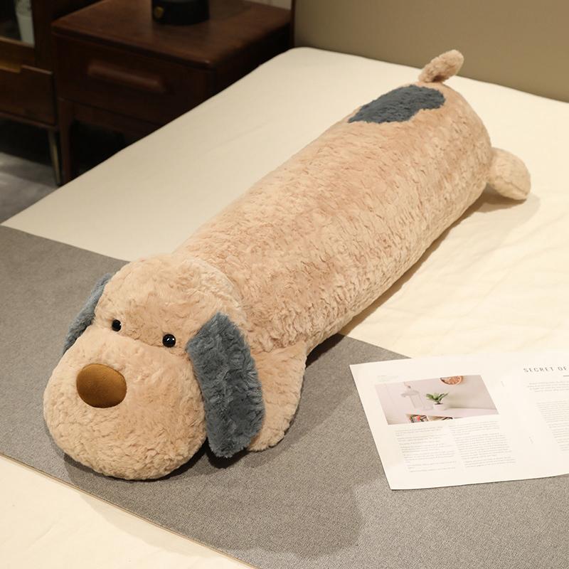 Soft Big Ear Dog Plush Pillow Stuffed Cute Puppy Baby Appease Doll Sofa Chair Cushion Home Decoration Huggable Pillow Gift