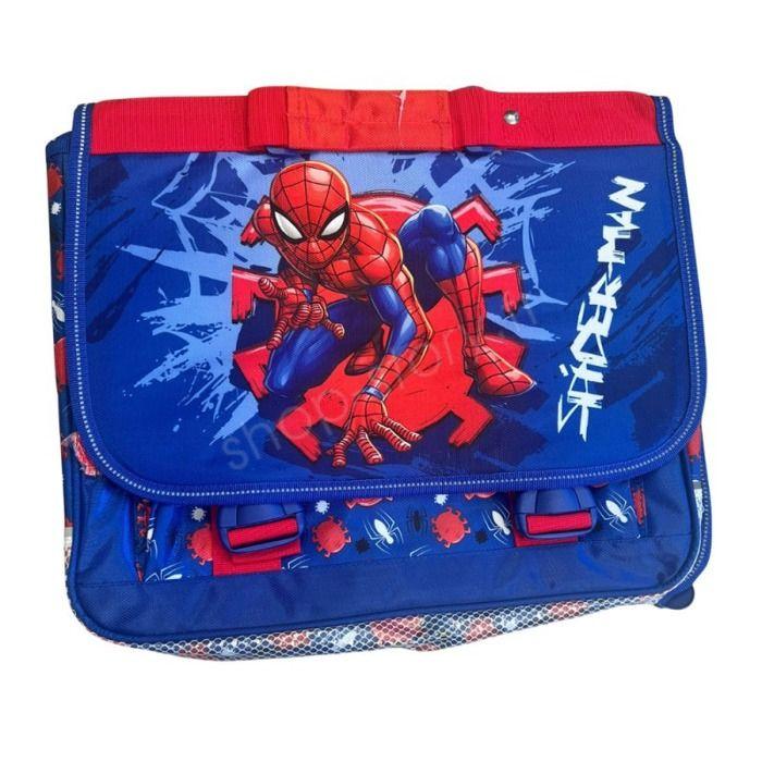 

Red and blue Spiderman backpack 37 cm with 2 compartments, front pocket and padded shoulder straps