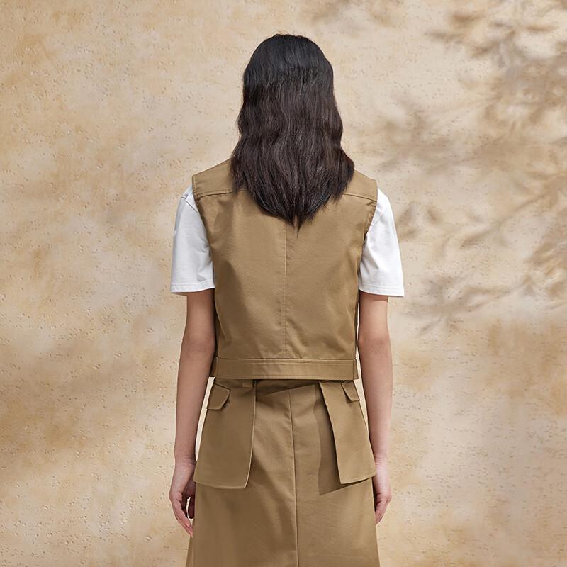 Bo Women's Elegant Lapel Vest Top