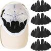 10 stuks Zweetabsorberende Baseballpet Liners, Flexibele Vilt Hoedvormer voor Sportpetten en Outdoor Hardtops