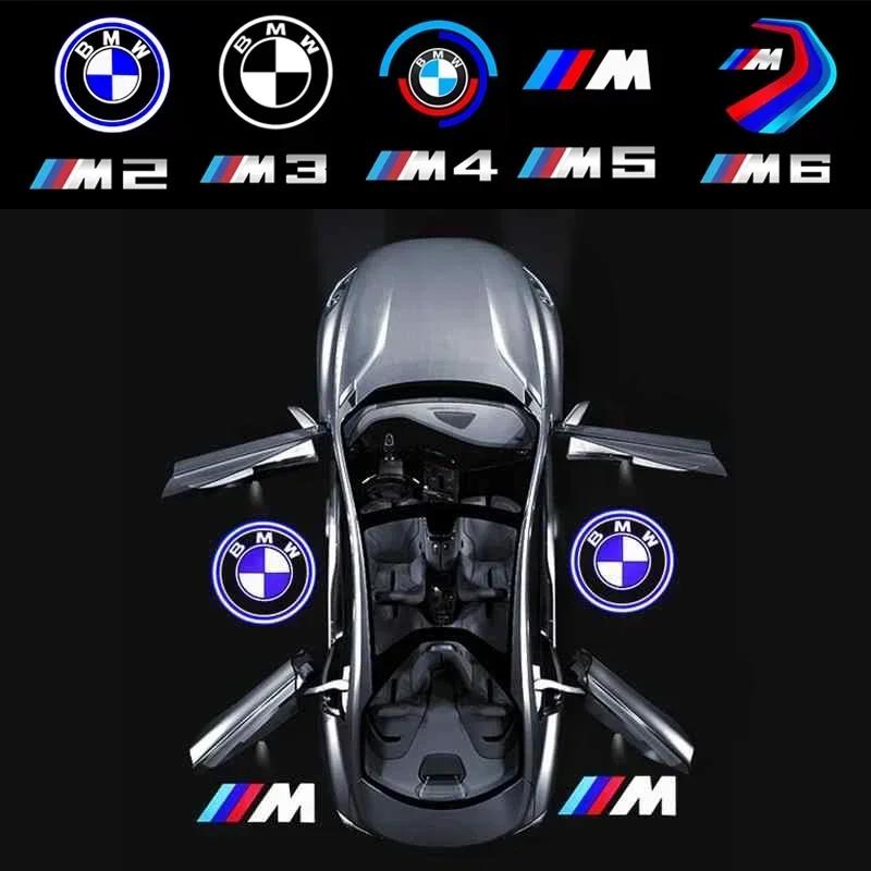 Car Door Projector Lamps 3D Welcome Shadow Lights For BMW M Performance 1 2 3 4 5 7 Series X1 X2 X3 X4 X5 X6 X7 M2 M3 M4 M5 M6