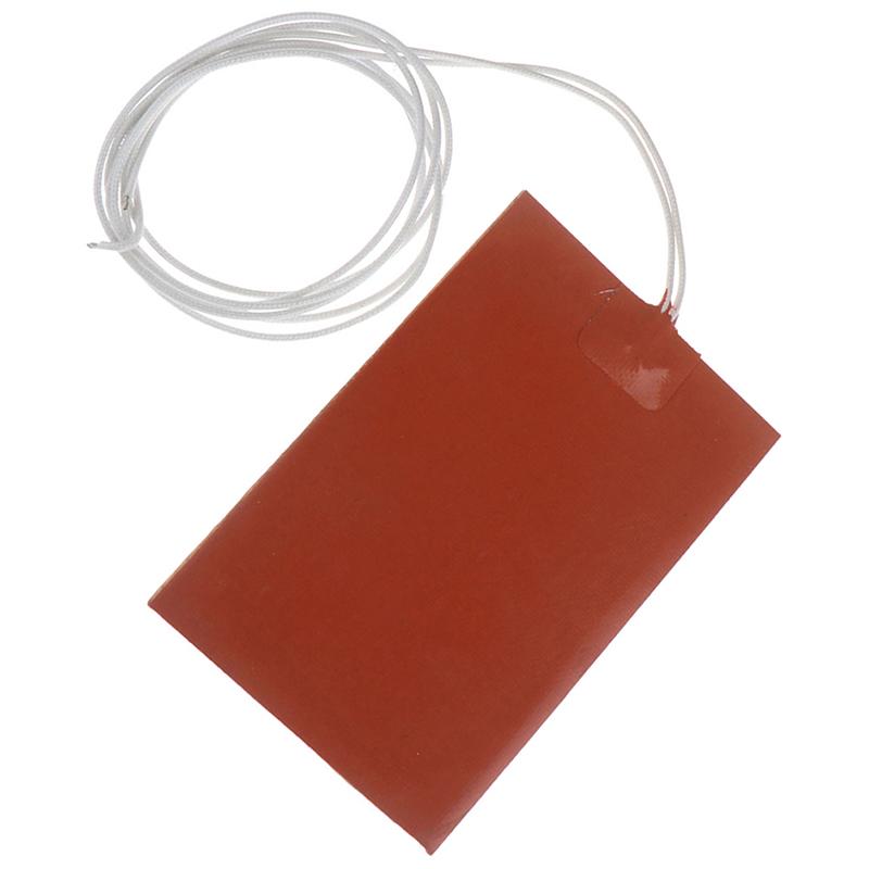 300W 220V 10X15Cm Engine Oil Tank Silicone Heater Pad Rubber Heating Mat Warming