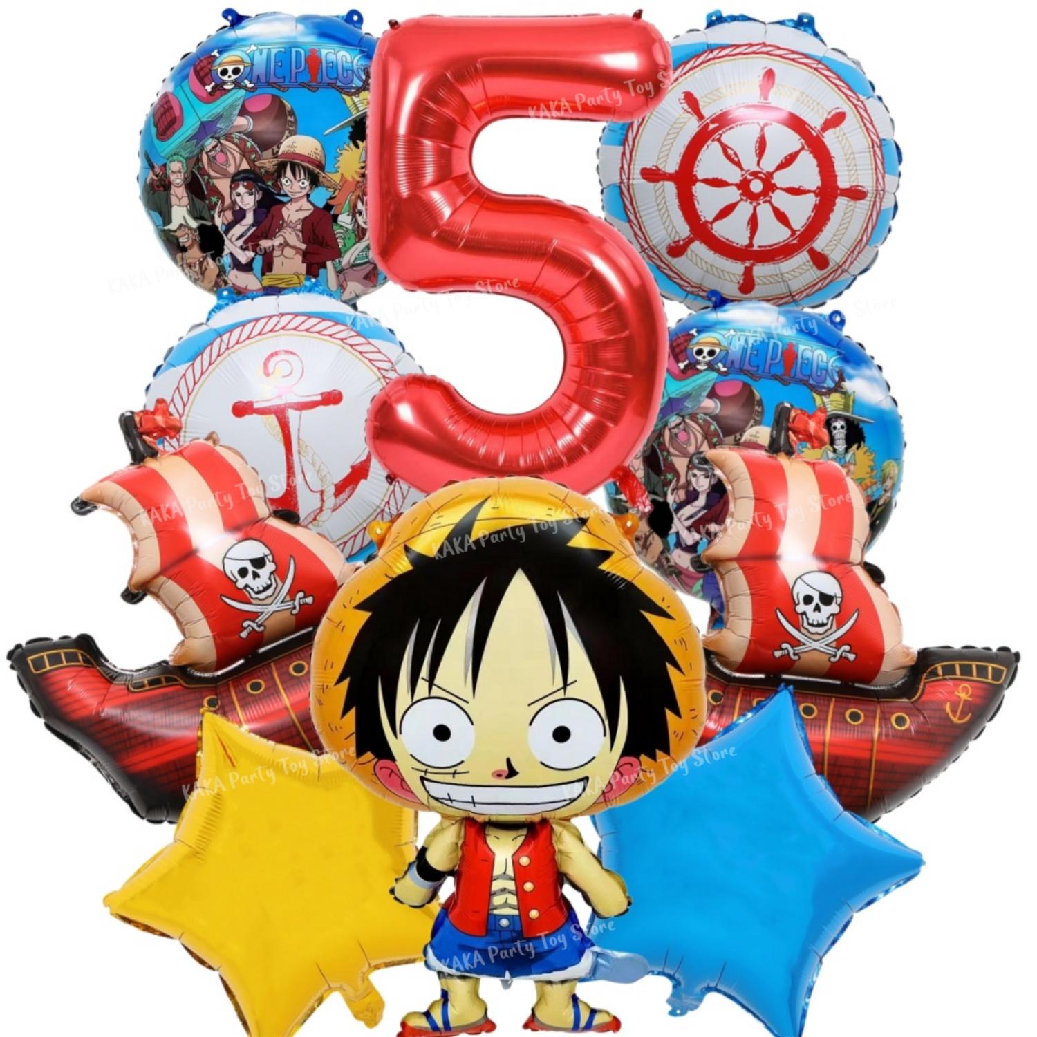One Piece 32  Cijfer Folie Ballonnen Set voor Babyborrel Jongens Verjaardagsfeest Decoraties Kinder Speelgoed Cadeaus Lucht Ballonnen
