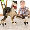 Télécommande électrique dinosaure Raptor Velociraptor jouets lumière de marche modèle Animal jeux pour enfants