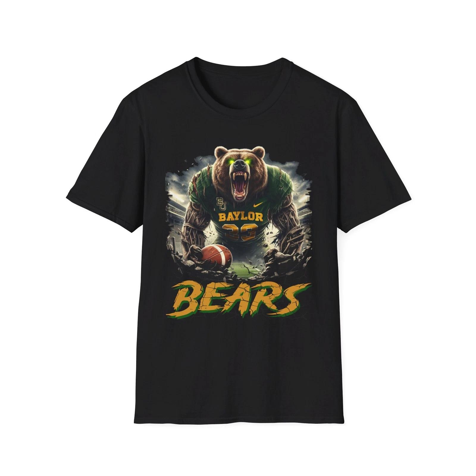 Baylor Bears Horror Mashup T-Shirt - Fear the Bears XL