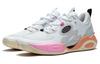 Li Ning Wade ALLDAY Slip Resistant, Abrasion Resistant, Breathable Low Top Basketball Shoes White Gray ABPT007-6