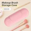 Waterproof Makeup Brush Holder Silicone Cosmetic Brush Storage Bag  Travel Beauty Tool Storage