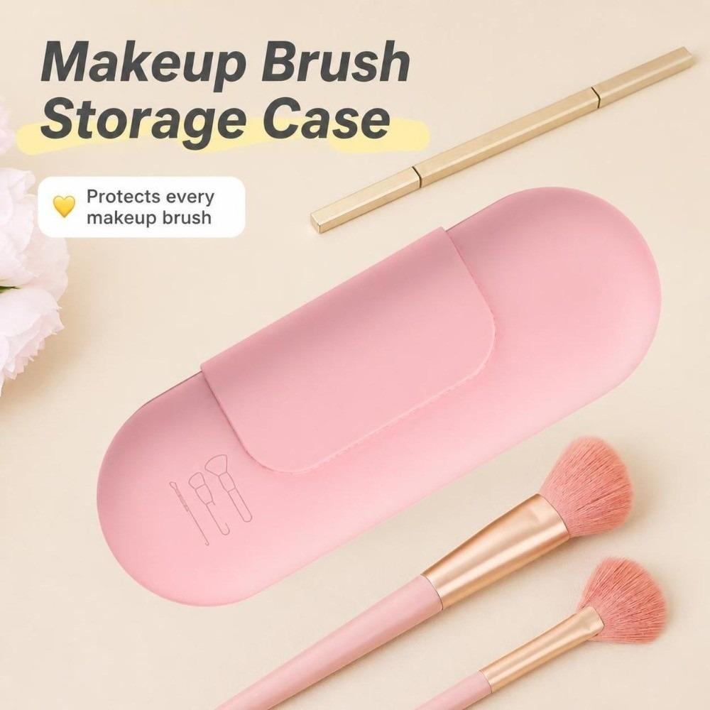 Waterproof Makeup Brush Holder Silicone Cosmetic Brush Storage Bag  Travel Beauty Tool Storage