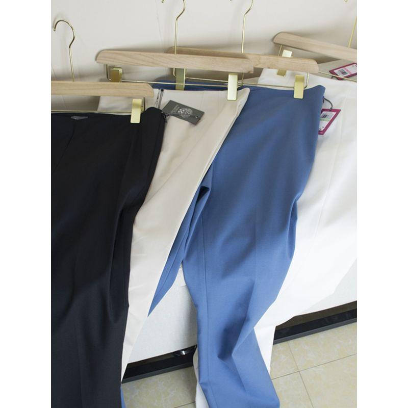 [M] Cotton Blended Classy Simple Style Pull-up Cropped Pants