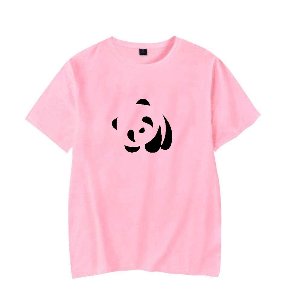 Camiseta Estampada Panda De Dibujos Animados Para Mujeres Camiseta Casual Hip Hop Harajuku Camiseta Relajada