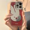 Zhitai Silicone Cartoon Case for iPhone 14/15/16 Pro/Pro Max with Mirror