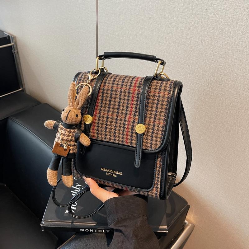 Niche Design Retro Versatile Backpack Women's New Autumn and Winter Casual Multi-purpose Shoulder Messenger Bag