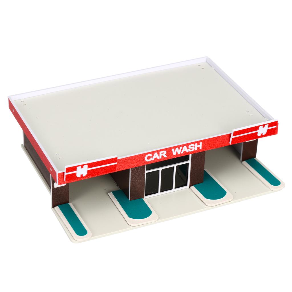 1/150 1/144N Scale Car Wash Building for N gauge Model Train Railway Layout 1/150 1/144N Scale Car Wash Building for N gauge Model Train Railway Layout