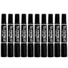 10pcs/set Twin Tip Colored Permanent Markers Fine Point Waterproof Oily Black Ink for Sketching Painting School Art Supplies