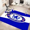 1pc Chelsea FC logo Print Area Rug - Soft, Washable Non-Slip Indoor Mat, Living Room, Home Office Decorative Rug,Office Decorative