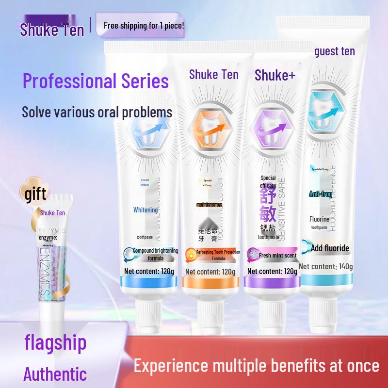 Shuke Professional Multi-Effect Toothpaste 4-Pack