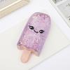 1/4Pcs Ice Stick Stress Relief Toy Smiling Ice Cream Squeeze Toy Slow Rising Clear Glitter Ice Stick Fidget Toy Decompression Relaxation Tool
