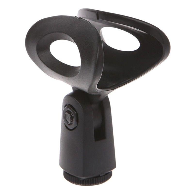 Mic Microphone Stand Accessory Flexible Plastic Clamp Clip Holder Mount