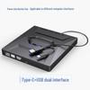 7-in-1 Multifunctional Card Reader & External DVD Burner with SD/TF Slots and USB/Type-C Interface