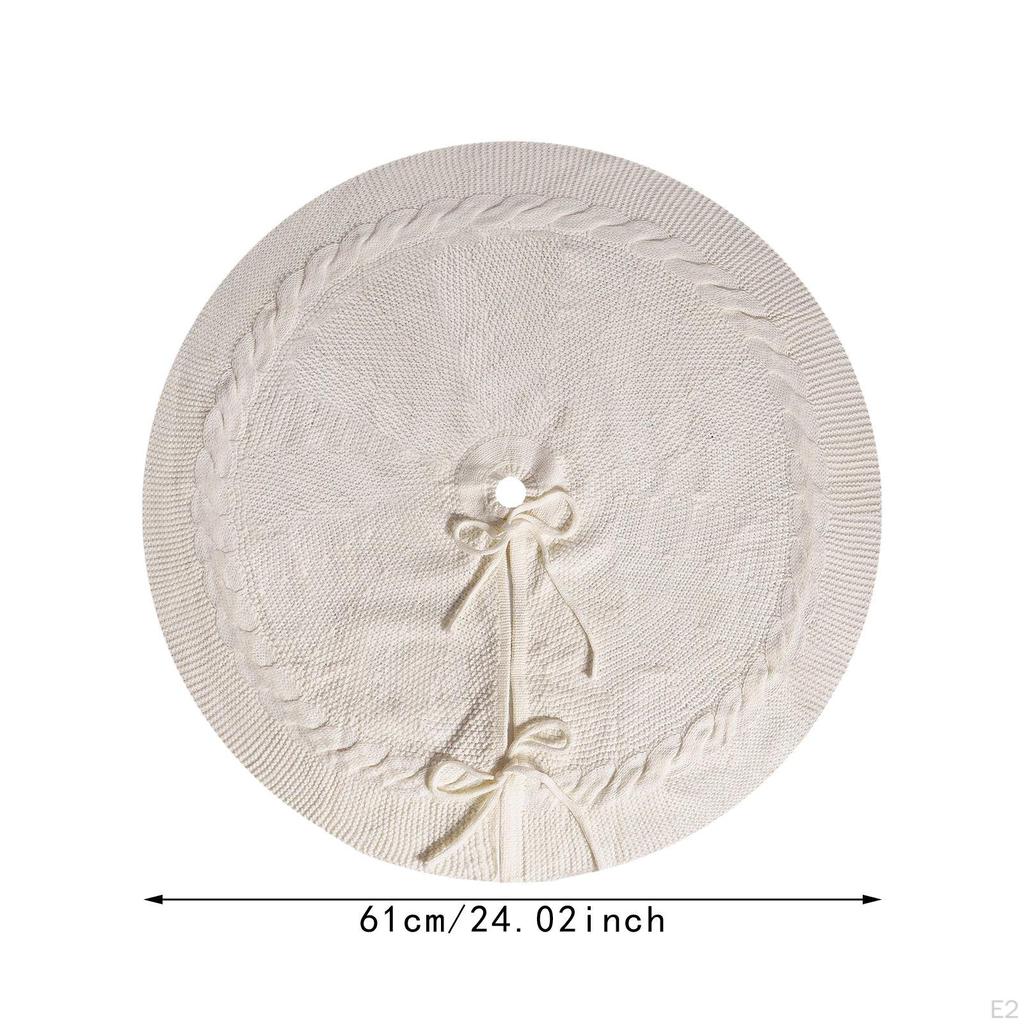 Christmas Tree Apron and Mat for Seasonal Decoration