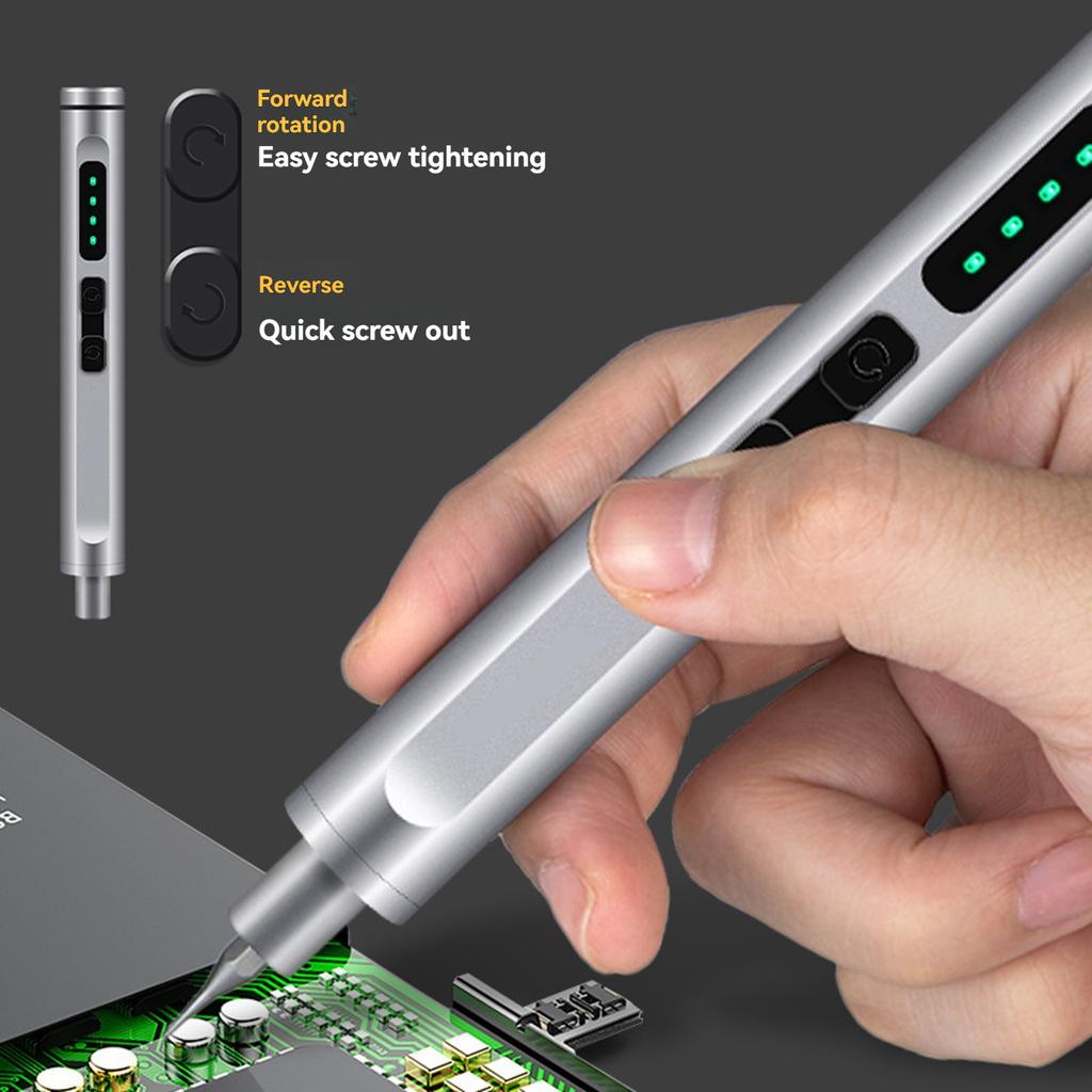 Mini Electric Precision Screwdriver Set Rechargeable Cordless Screwdriver with 36 Magnetic Bits for Electronics Repair