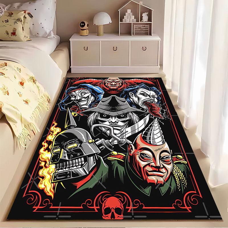"Dark Fantasy Horror Characters" suitable as a non-slip mat for the living room or bedroom sofa