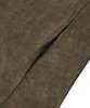 Ironyporno Whiteline 86-Iro161 Hidden Pocket Collar Suede Jacket Khaki