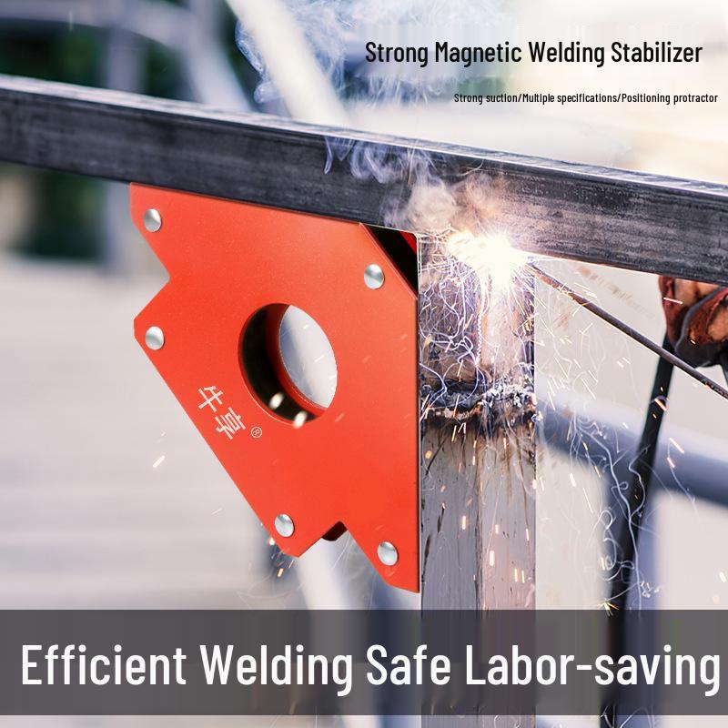 Multi-Angle Magnetic Welding Fixator: 90° Right Angle Triangle Positioning Tool