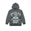 Mens Oversized Cotton Hoodie Streetwear Hip Hop Graphic Print Loose Fit Pullover Sweatshirt Fall