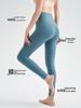 High-Waist Shark Yoga Leggings: Women's Tummy Control & Hip Lifting with Pockets for Cycling & Fitness