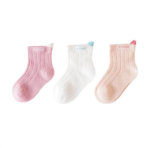 Lawadka 3pairs/lot Summer Newborn Baby Socks For Girls Boys Mesh Thin Infant Girls Boys Toddler Children Short Sock 0-5Years Old
