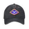 Retro Agfa Film Logo von s Gewaschene Jeans-Kappe Lässige Baseballkappen Verstellbarer Hut Sommer Unisex Baseballkappen