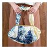 Furoshiki 70cm (Size 2), Bento Lunch Cloth, Ukiyo-e The Great Wave off Kanagawa, Stylish Japanese Pa