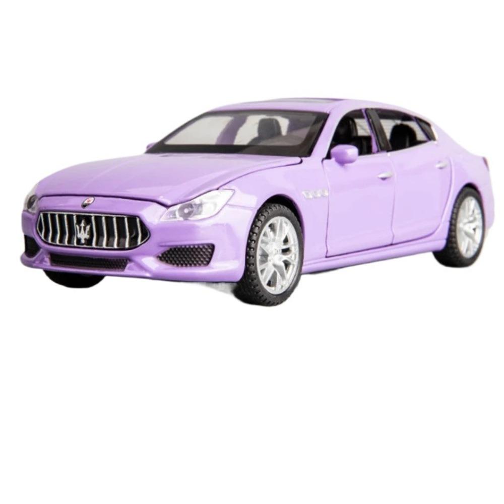 

1/32 Maserati Quattroporte Coupe Металева Модель Автомобіля Лита Металева Іграшкова Машинка Модель Автомобіля Симуляція Звук Світло Колекція Подарунок фіолетовий