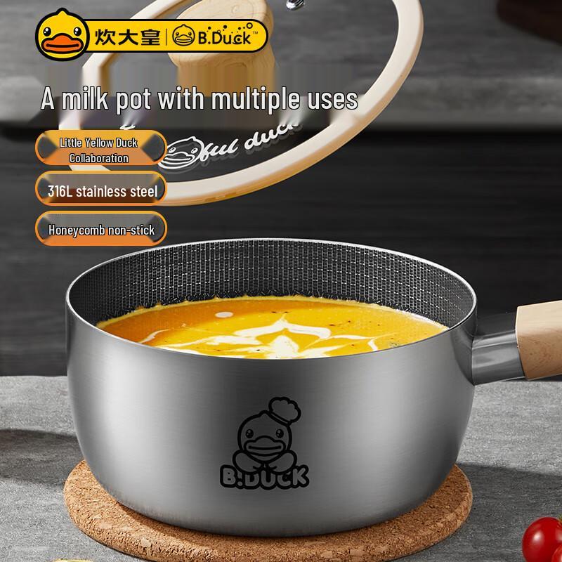 

COOKER KING 18cm 316 Stainless Steel Milk/Soup Pot