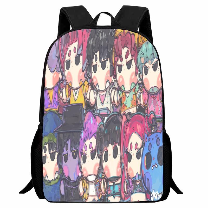 New Printed Witch Hunter K-POP Student Backpack, Elementary School Cartoon Huntrix Kpop Backpack