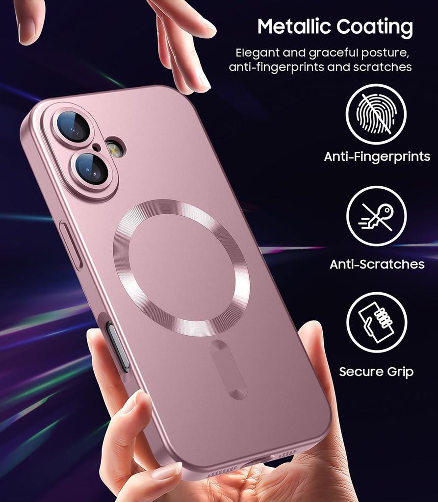 Für Magsafe Magnetic Wireless Charge Telefonhüllen für iPhone 16 15 14 13 12 11 Pro Max Plus Hülle Kamera Rückseite Zubehör