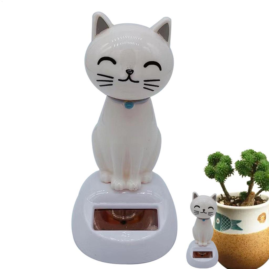 Solar Dancing Cat Cute Solar Powered Swinging Cat Dashboard Decoration Animated Swing Cat Decor Solar Dancing Cat Cute Solar Pow