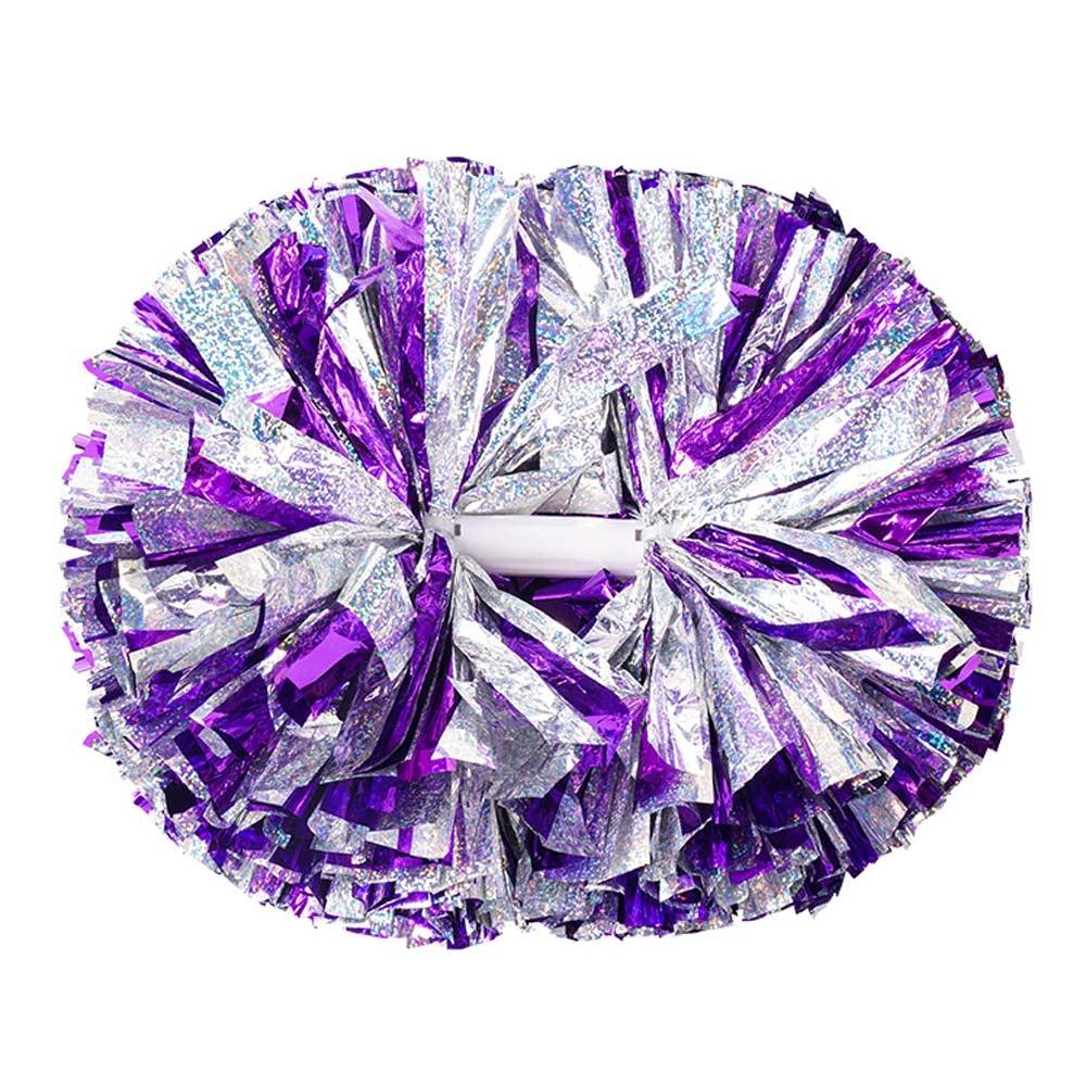 Multicolors Cheerleader Pom Poms 30cm*37cm Cheerleading Ball  Cheerleading Events