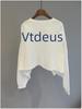 Women's Korean Style Cotton-Blend Crew Neck Sweatshirt - Spring/Autumn