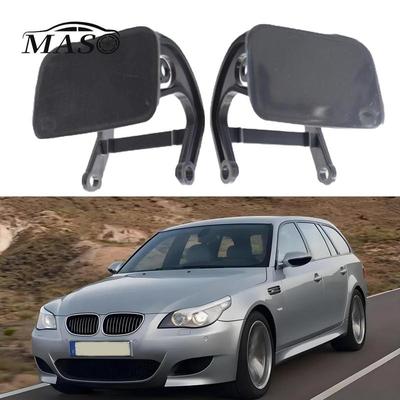 1 pár šedých krytek ostřikovačů světlometů předního nárazníku pro BMW řady 5 E60 2004 2005 2006 2007-2010 51117111742 51117111741
