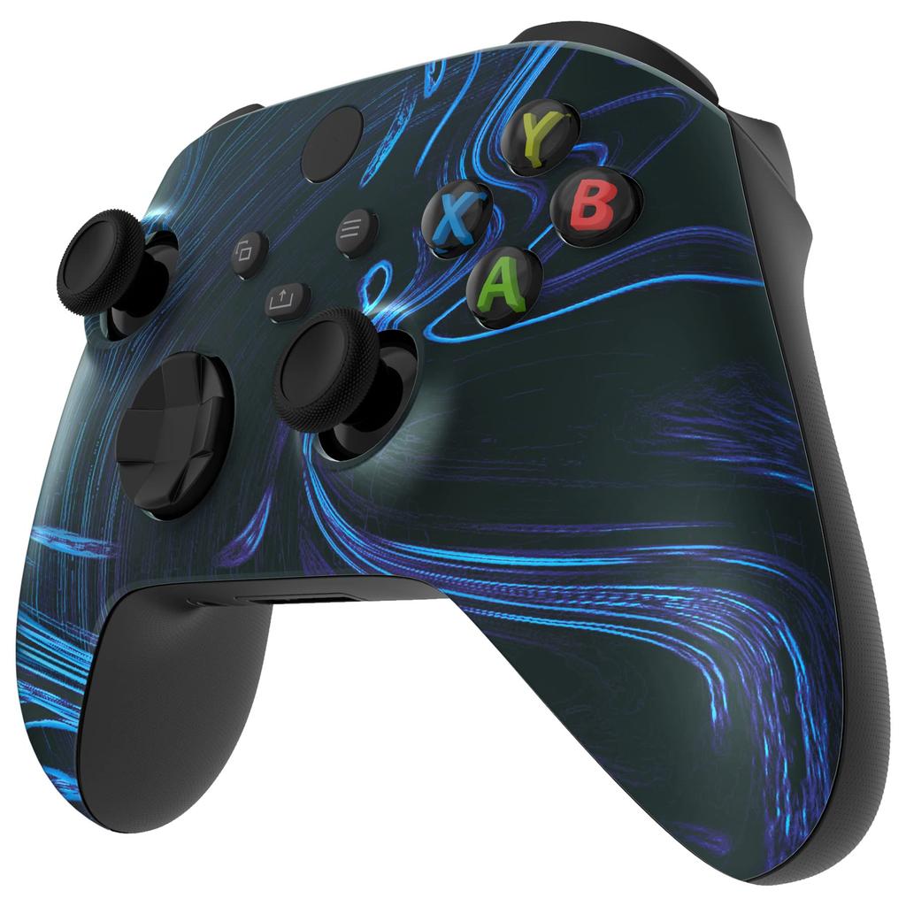 custom front housing shell for Xbox Series with cover faceplates for Xbox Series and Xbox Core not eXtremeRate's X/S controllers, soft-touch X/S