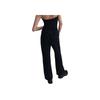Nike Solid Color Slim Fit Mid Waist Knitted Sports Pants Women Bottoms Black HJ1017-010