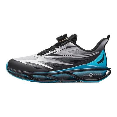 Kids Fabric Phantom Comfortable Fashion Shock Absorbing Wear Resistant Breathable Low Top Running Shoes Kids Sneaker Silver Black 312515539-1