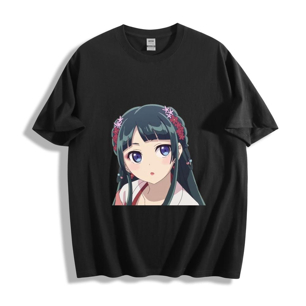 The Apothecary Diaries Maomao T-Shirt - Green Hair Design Unisex Tee