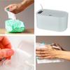 Baby Wipe Warmer Heater Home Outdoor Wet Towel Dispenser Portable USB Charge Night Light Warmer Napkin Heating Box for Home/Car