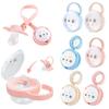Plastic Soother Container Baby Pacifier Clip Nipple Holder Box Molar Chain Baby Pacifier Box